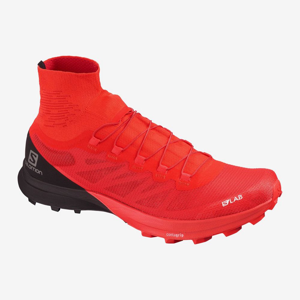 SALOMON S/LAB SENSE 8 SG Philippines - Men's Trail Running Shoes - Red | 271893-ZOG